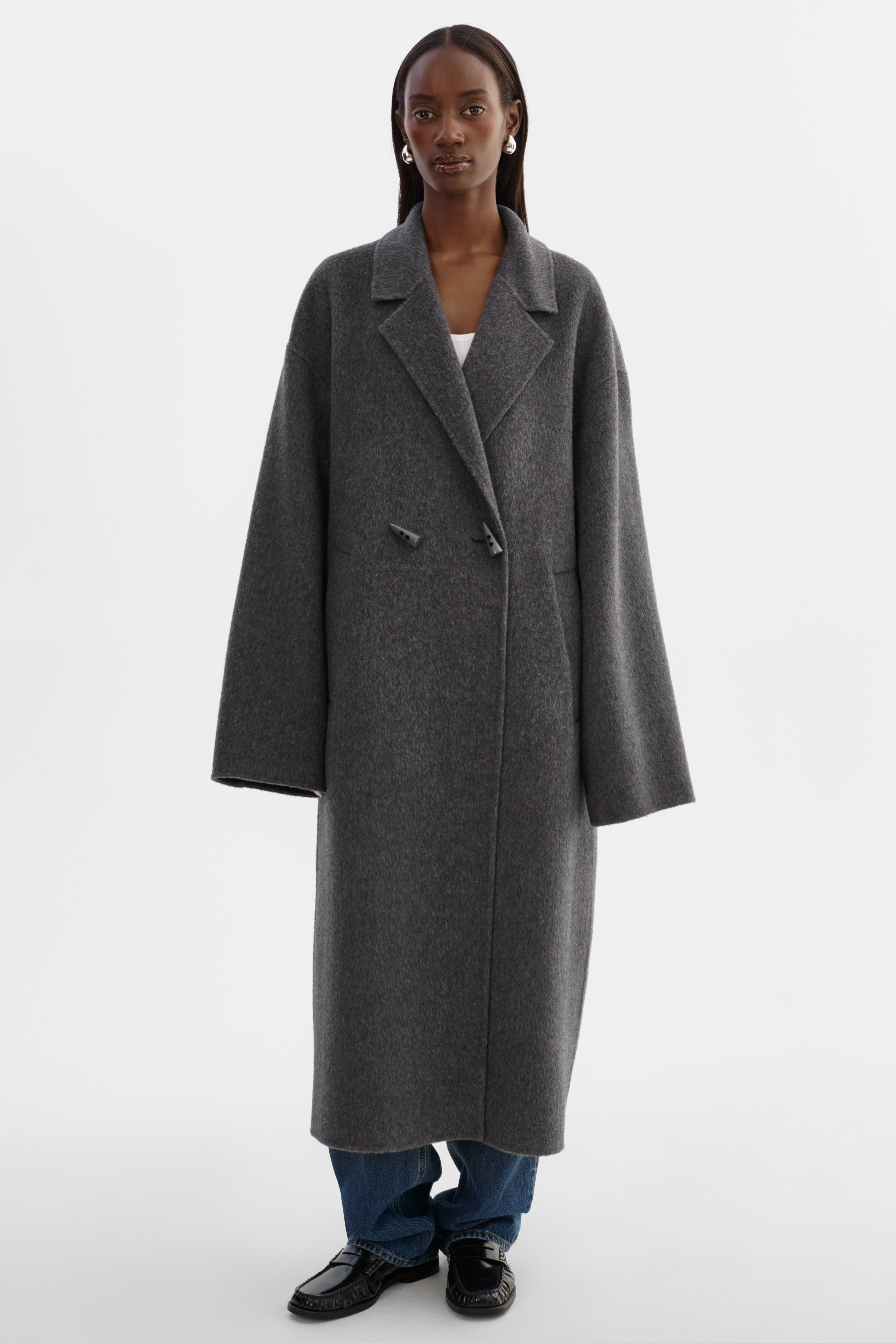 TWILA | Manteau écharpe en laine