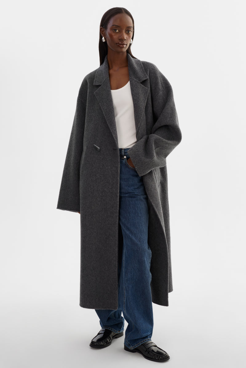 Wool Scarf Coat