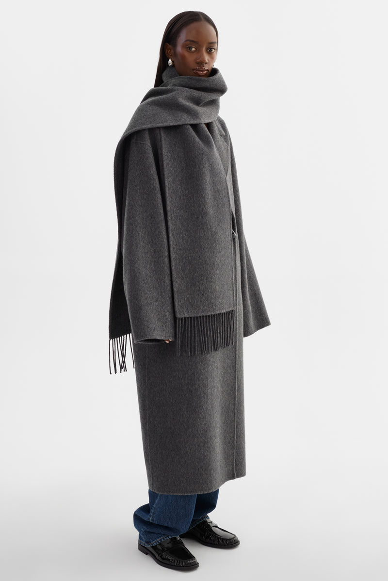 Wool Scarf Coat
