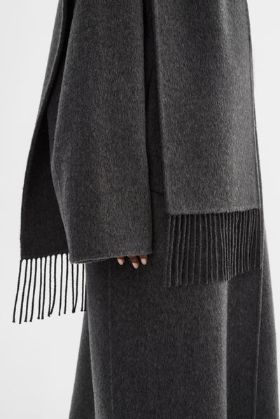 TWILA | Wool Scarf Coat