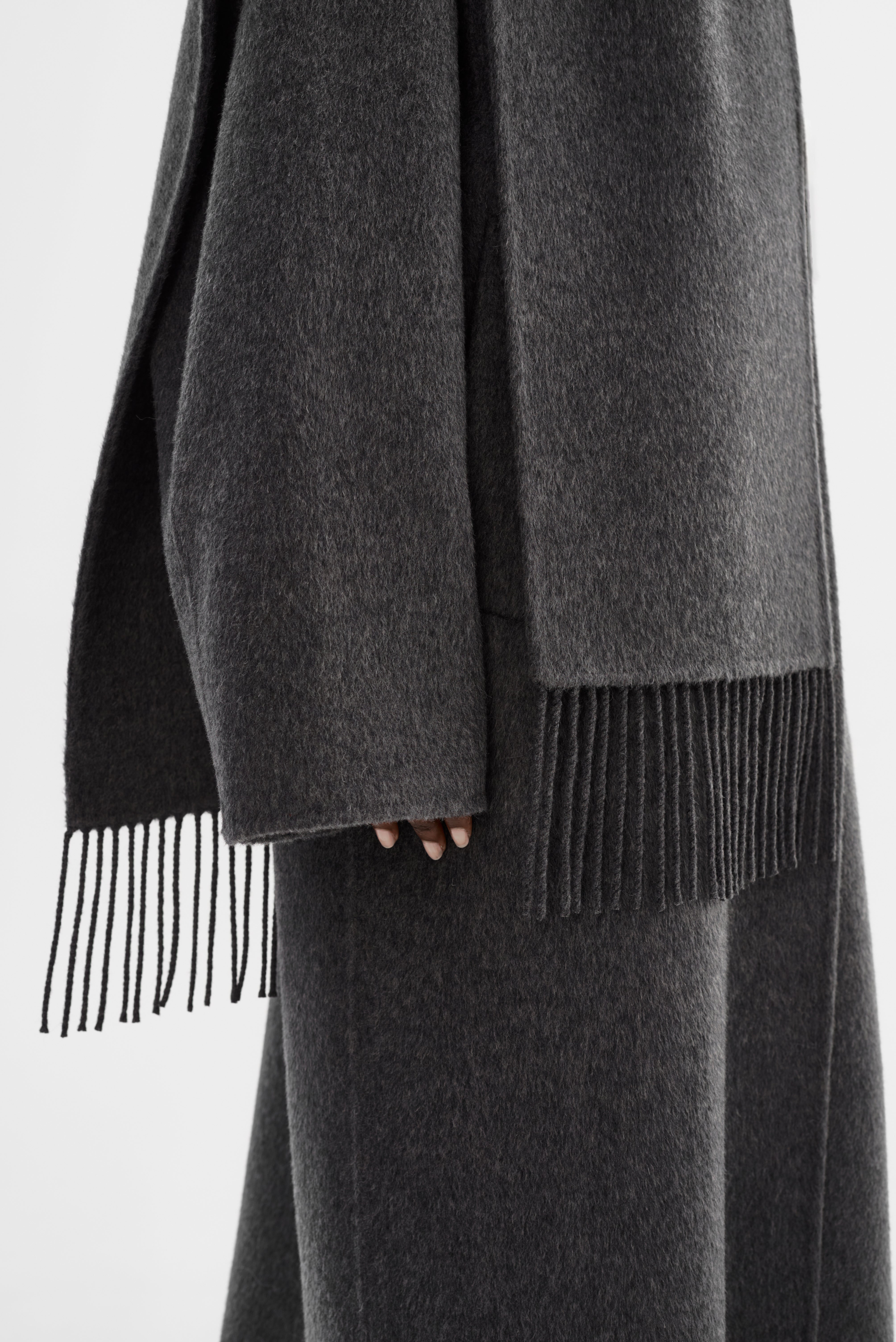 TWILA | Manteau écharpe en laine