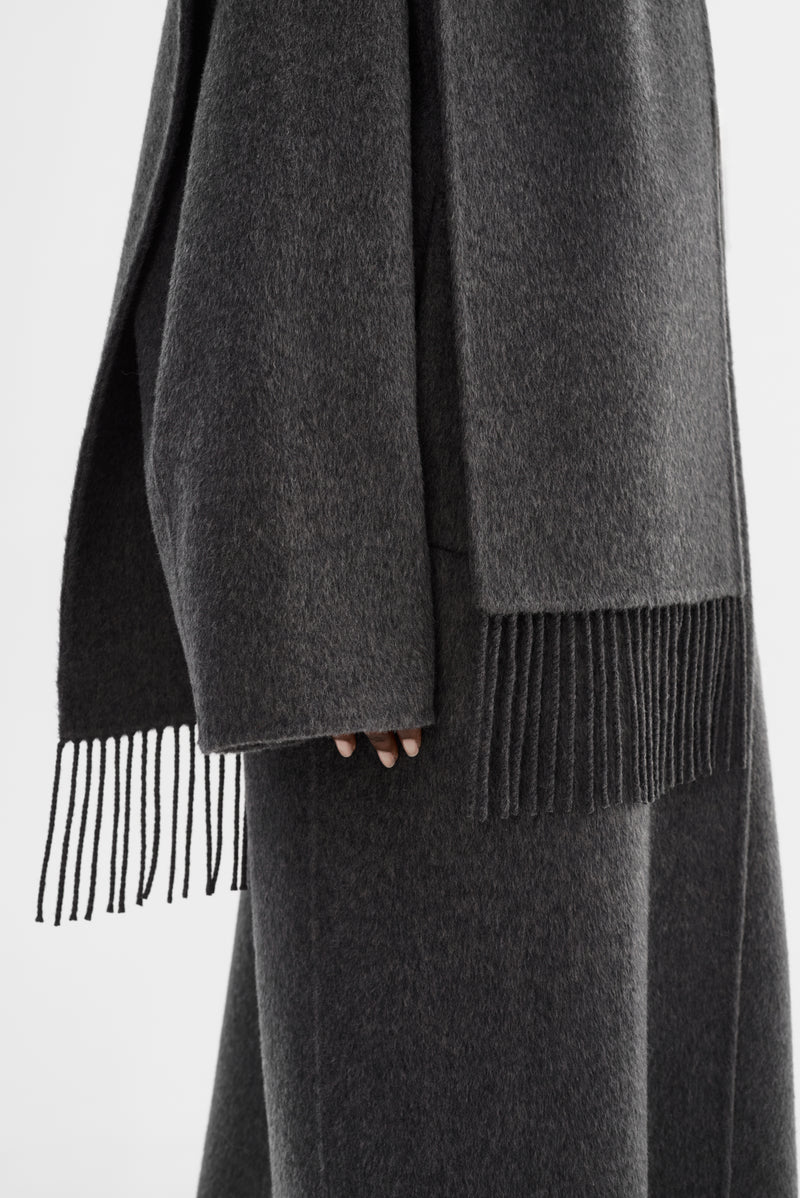 Wool Scarf Coat