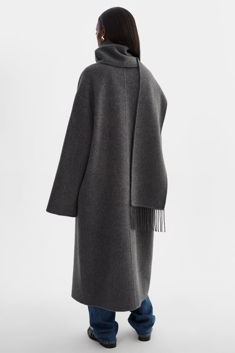 Wool Scarf Coat