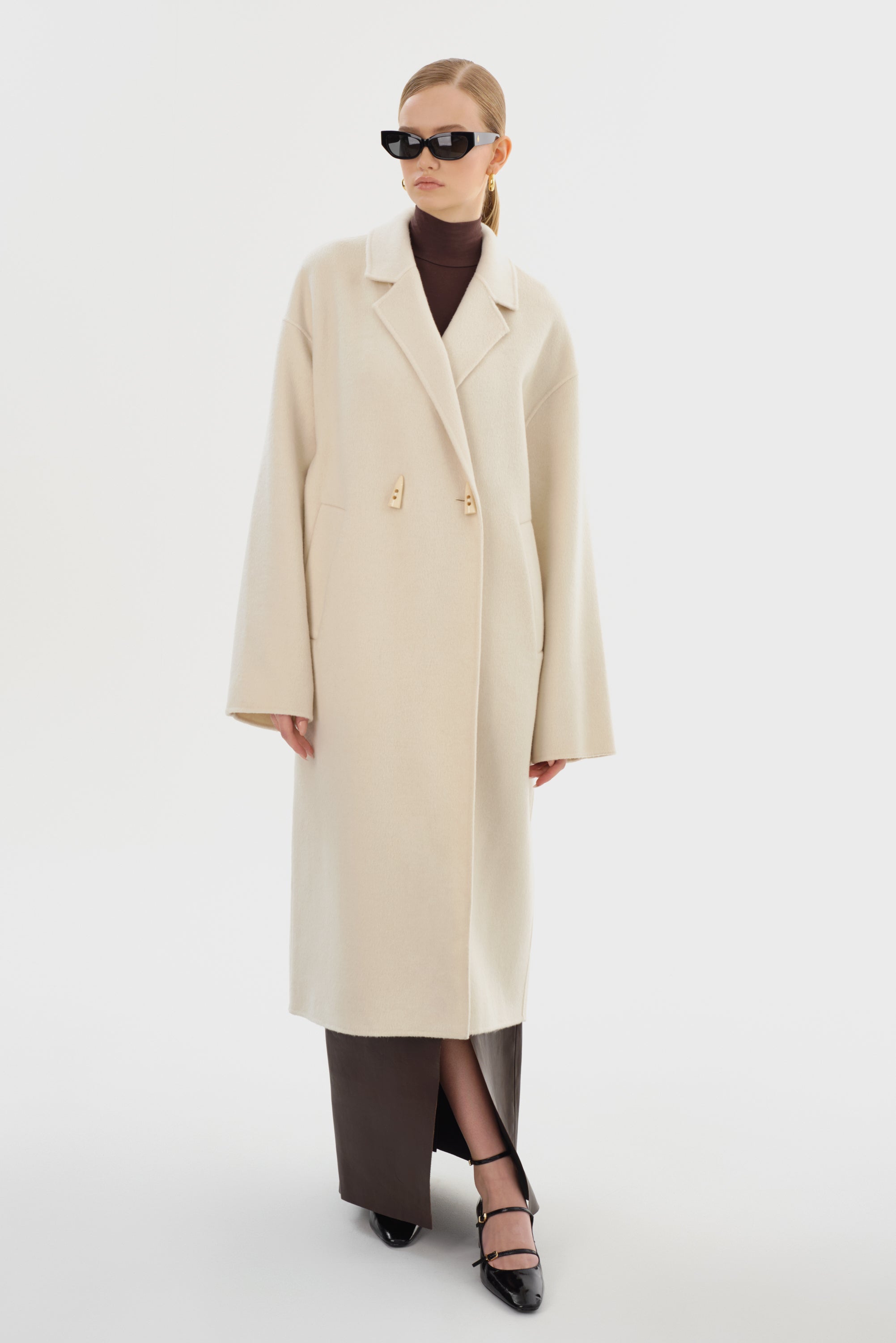 TWILA | Manteau Écharpe en Laine