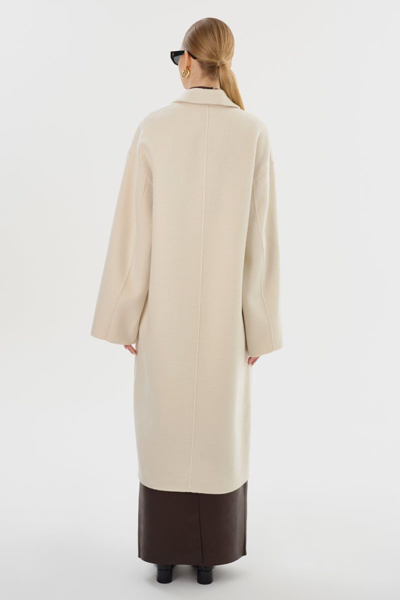 TWILA Wool Scarf Coat