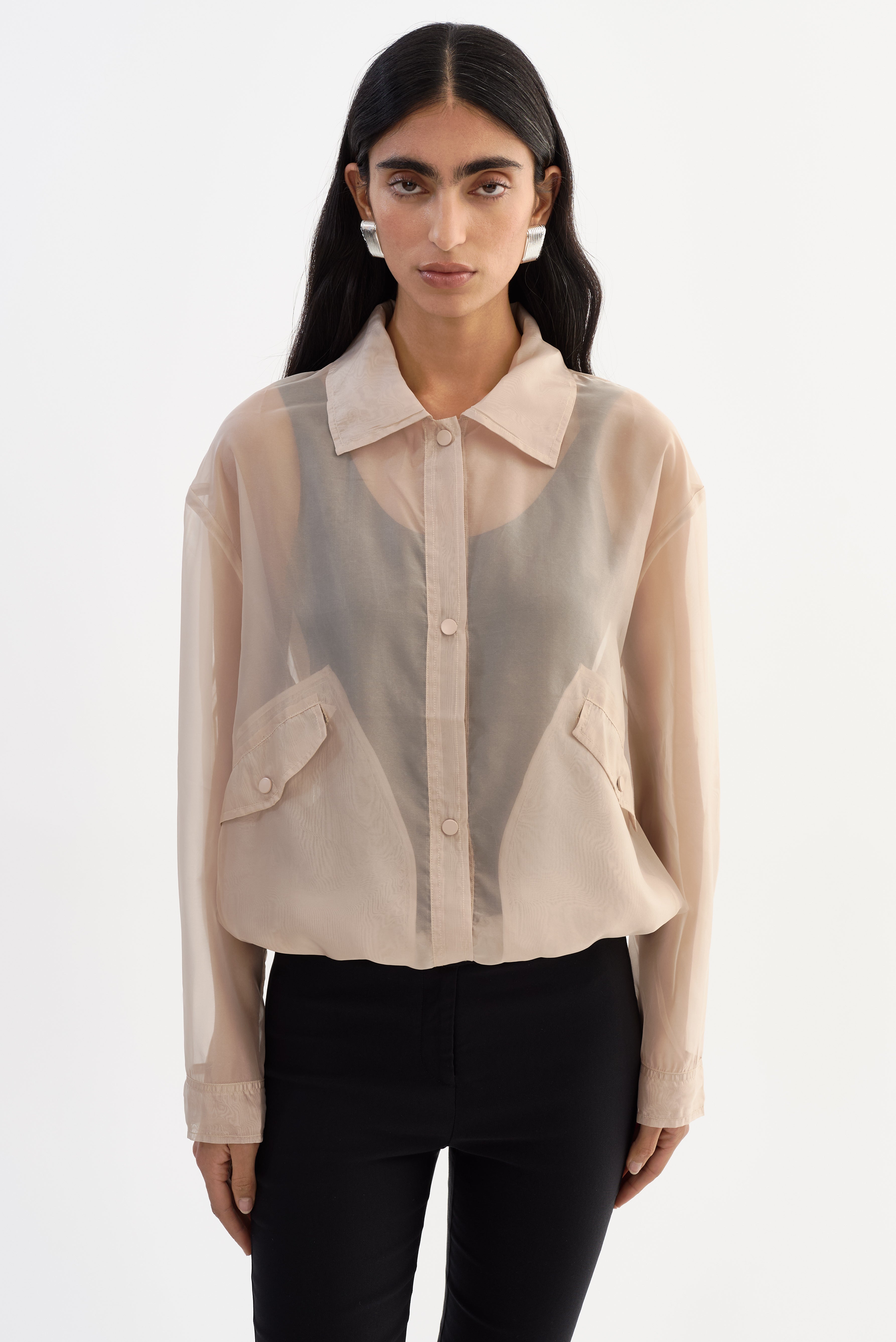 VERMA | Veste semi-transparente
