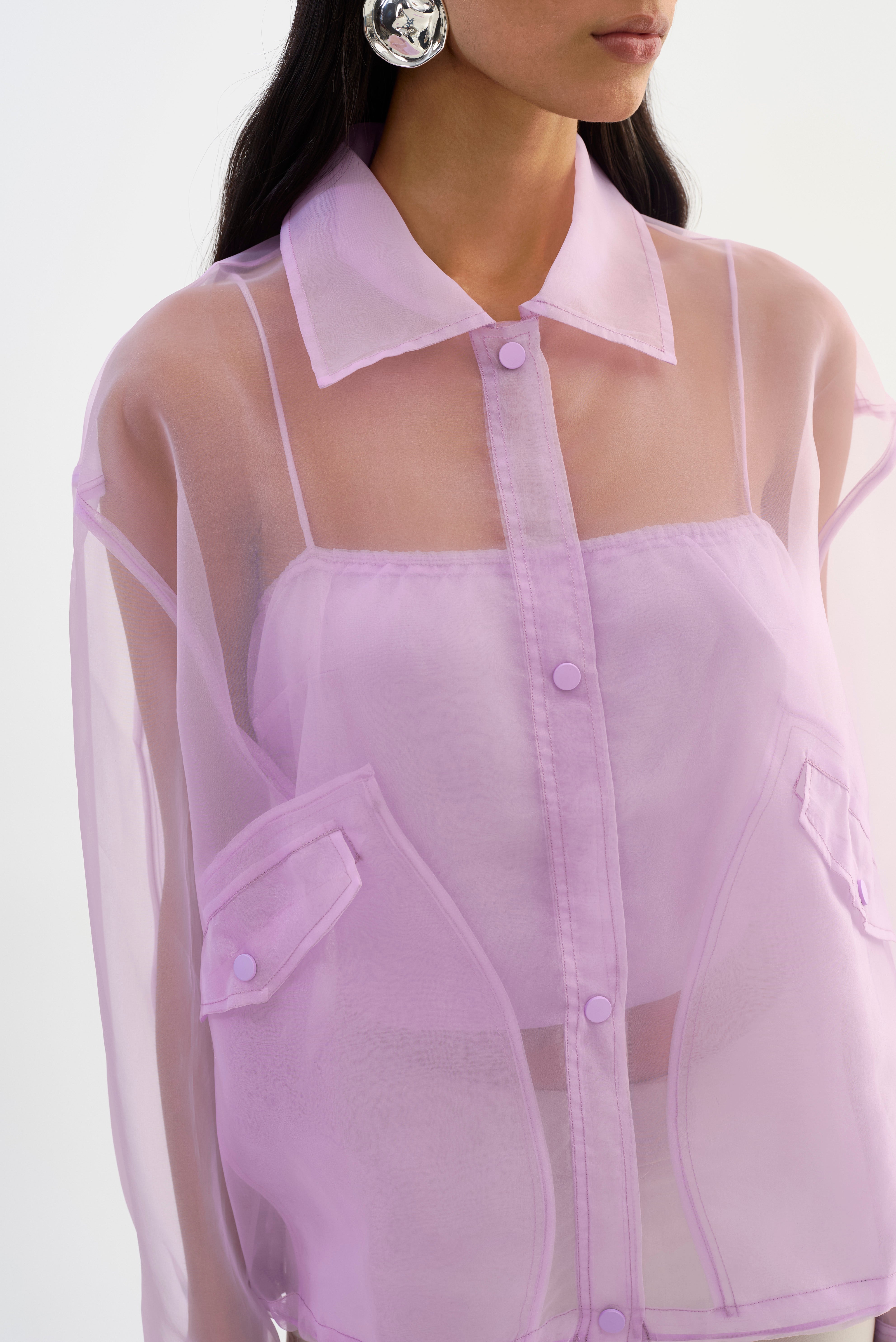 VERMA | Veste semi-transparente