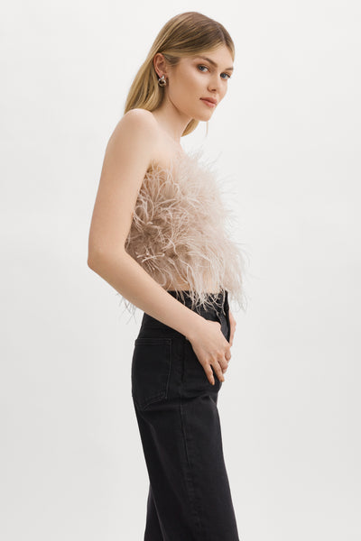 ZAINA | Feather Bustier