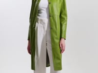 BELEN | Manteau long en cuir