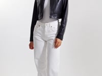 DAMIANA | Recycled Leather Cropped Jacket