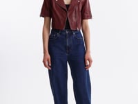 KIRSI | Cropped Biker Jacket