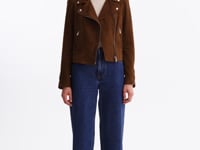 DONNA S | Suede Biker Jacket