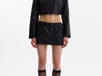 AMARA | Mini-jupe en cuir