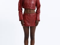 AMARA | Mini-jupe en cuir