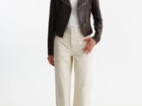 PASCALE | Fitted Faux Leather Jacket