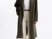 THARA | Shawl Collar Wool Coat