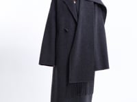 TWILA | Wool Scarf Coat