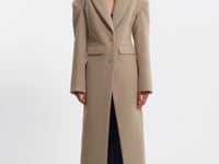 AALIYAH | Textured Hourglass Coat