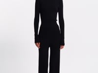 SANDRINE | Long Sleeve Mock Neck Top