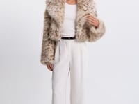 DANIKA LEO | Faux Fur Crop Jacket