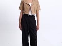 KIRSI OR | Blouson Biker en Cuir