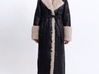 POLLY | Mixed Media Maxi Coat