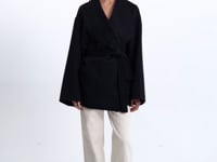 MEKIA | Manteau en laine double face