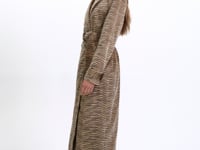 LESLIE | Faux Hair Tiger Print Trench Coat