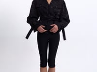 MARKEESA | Sheer Zebra Trench