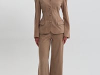 ABITHA | Suede Hourglass Jacket