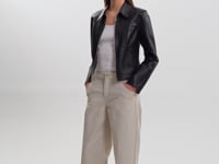 CLARIE | Reversible Leather Jacket