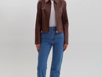 CLARIE | Reversible Leather Jacket