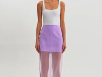 FARLEY | Sheer Organza Skirt