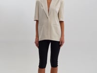 HAZEL | Veste blazer en faux suède