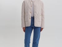 HERA | Quilted Collarless Jacket