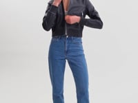 KORDELLA | Reversible Leather Bomber Jacket