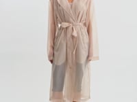TALISE | Sheer Organza Trench Coat
