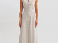 TAMIKA | Linen Blend Twill Dress