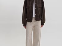 TREVANNA S | Suede Bomber Jacket