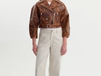 VINNIE | Veste de motard courte en cuir