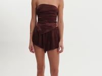 BAILA | Asymmetric Satin Scarf Top