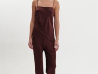 EMILE | Bias Cut Pull-on Satin Pants