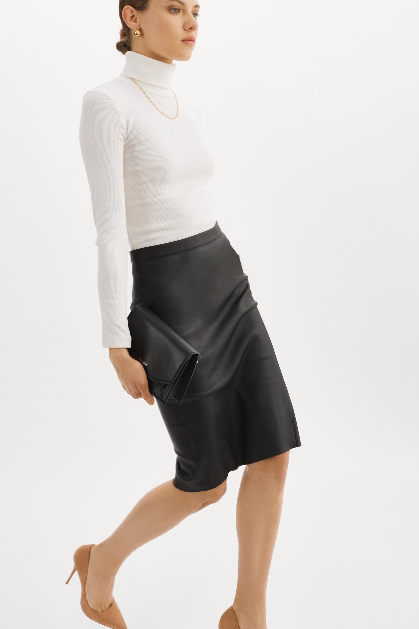 AVANA  Leather Pencil Skirt – LAMARQUE