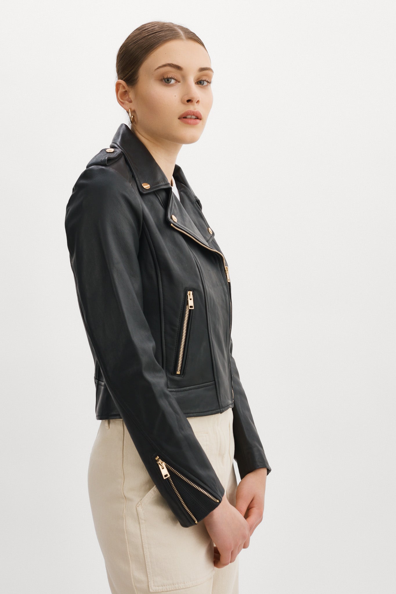 DONNA OR | Veste Moto Signature 