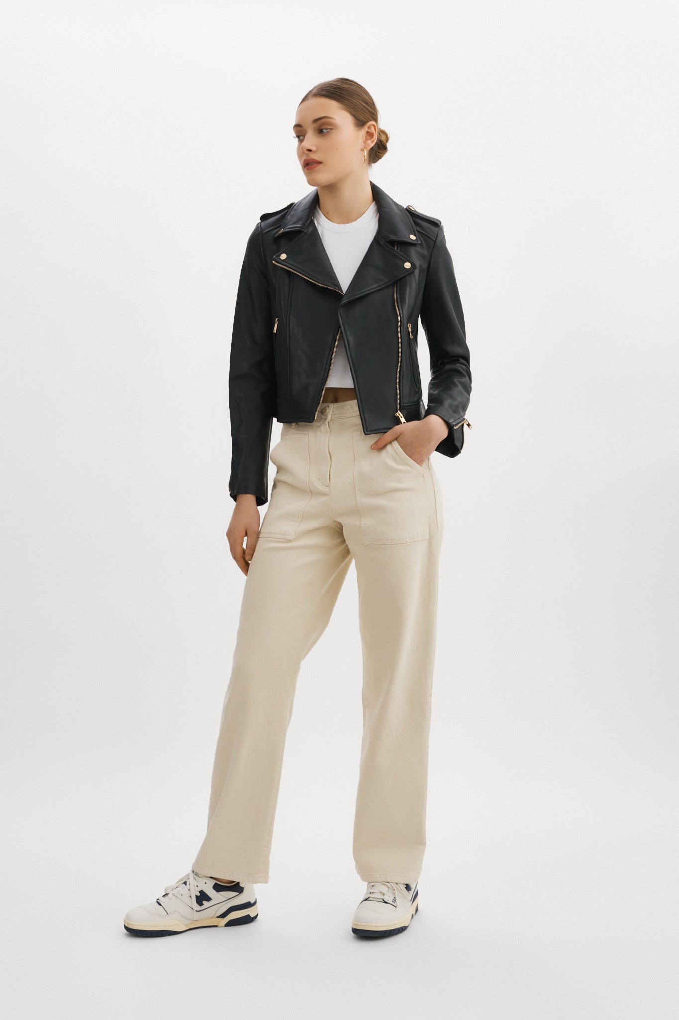 DONNA OR | Veste Moto Signature 