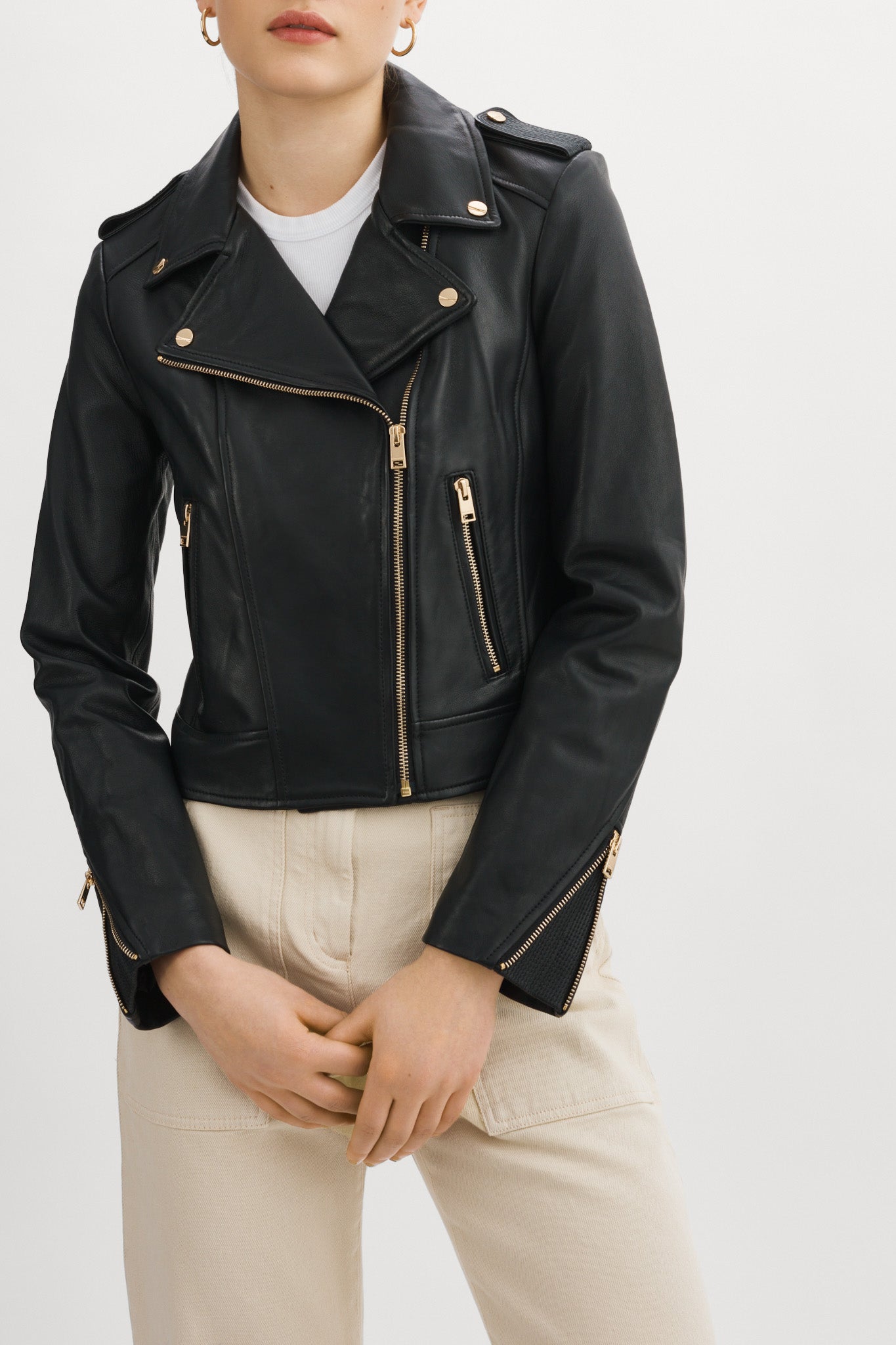 DONNA OR | Veste Moto Signature 
