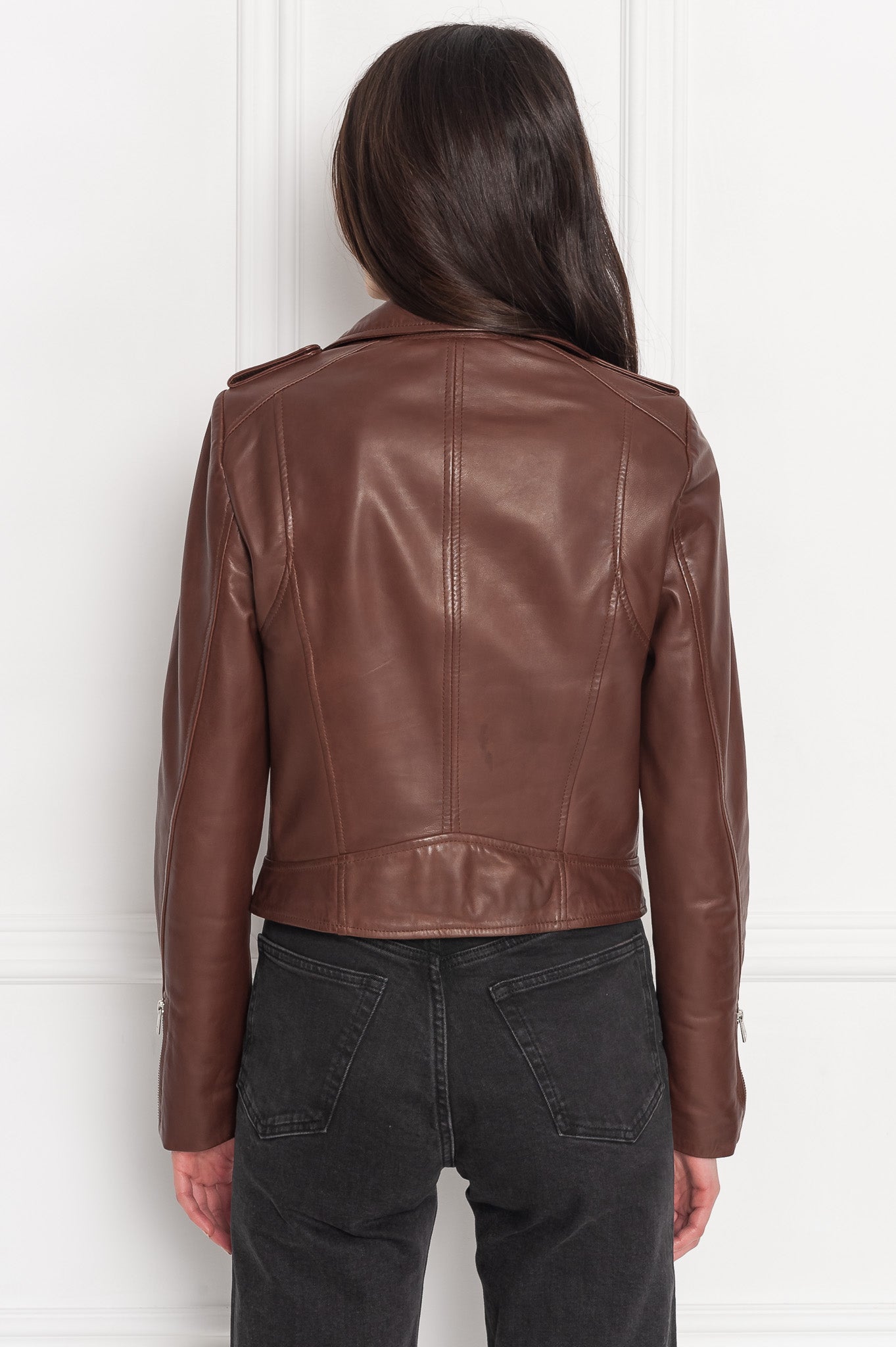 DONNA | Iconic Leather Biker Jacket – LAMARQUE