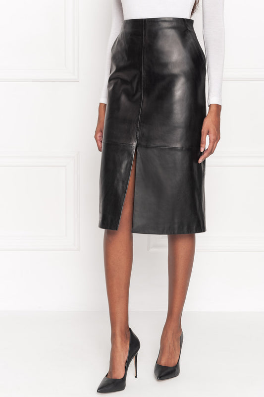 IDA Jupe Crayon en Cuir