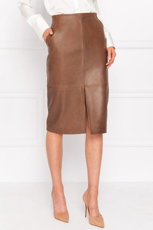 IDA Jupe Crayon en Cuir