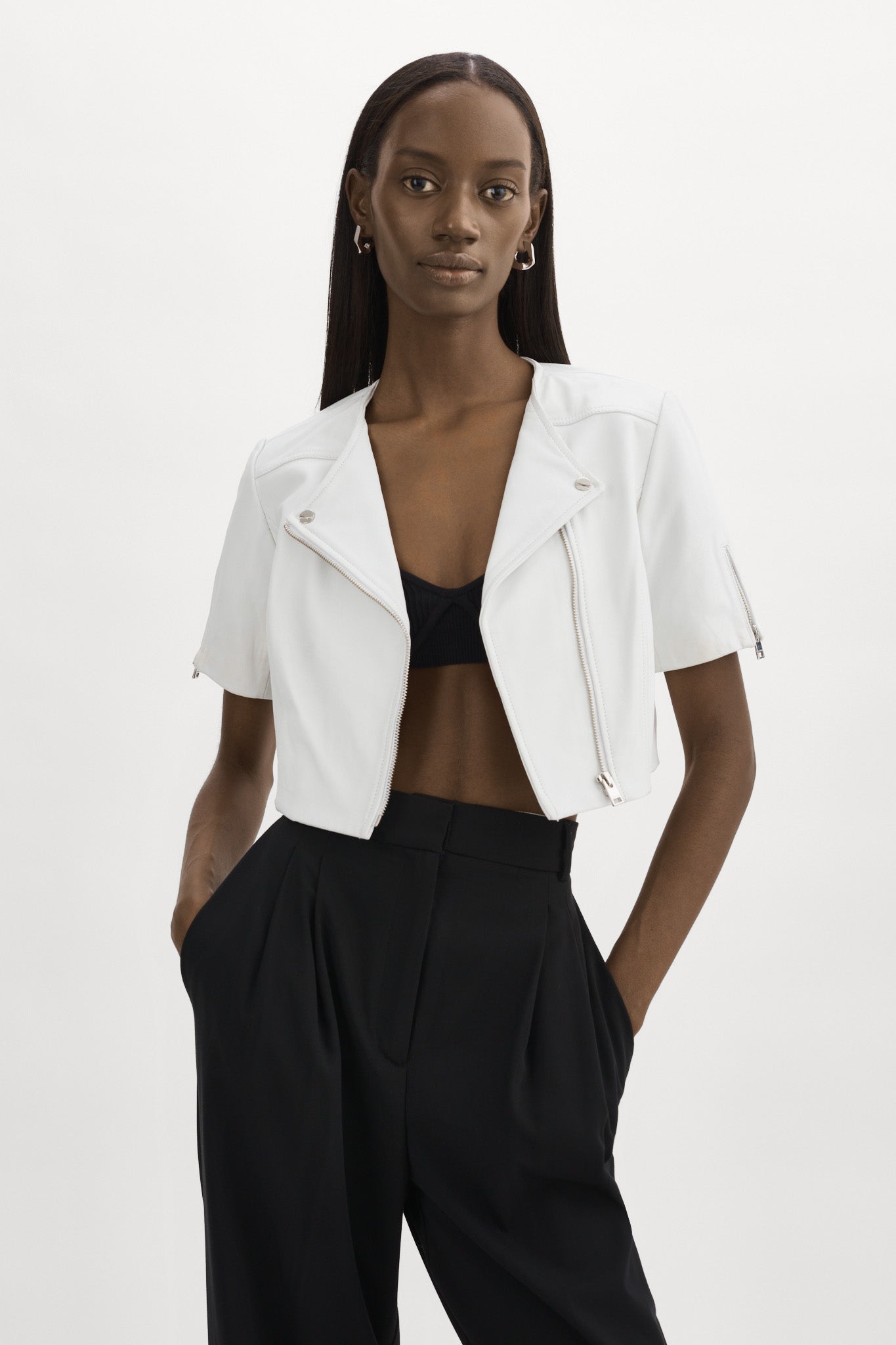 KIRSI | Blouson Biker en Cuir